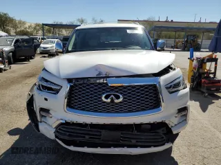2019 Infiniti QX80 LUXE with VIN JN8AZ2NE5K9227830, listed as a Copart auction lot 72000144 with 46,387 mi miles and Salvage Title. Bid and sale history available at carsss.com. Image 5.