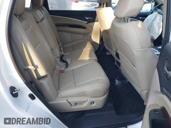 2016 Acura MDX with VIN 5FRYD3H23GB015536, listed as a IAAI auction lot 41424741 with 88,464 mi miles. Bid and sale history available at carsss.com. Image 8.