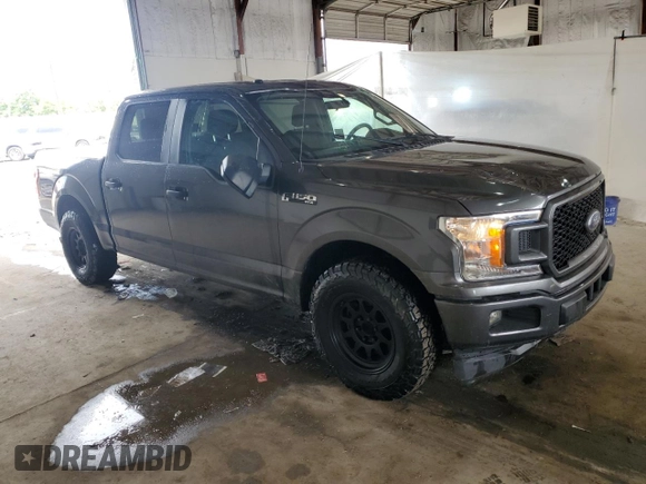 2019 Ford F-150 XL with VIN 1FTEW1CP9KKF28680, listed as a Copart auction lot 59458855 with 149,284 mi miles and Salvage title. Bid and sale history available at DreamBid. Image 4.