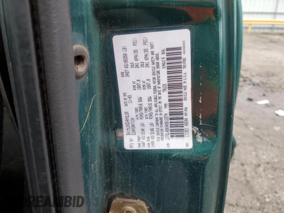 2004 Dodge Dakota SLT с VIN 1D7GL42K04S612274, выставлен на аукционе Copart как лот 57443075 с пробегом 258 513 миль миль и Списание • Salvage title. История ставок и продаж доступна на DreamBid. Изображение 12.