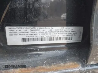 2006 Volkswagen Jetta 2.5L z VIN 3VWRF71K76M703564, wystawiony jako IAAI lot #41414316 z przebiegiem 161 258 mil mil oraz . Historia ofert i sprzedaży dostępna na DreamBid. Obrazek 9.