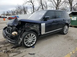 2019 Land Rover Range Rover HSE z VIN SALGS2SV2KA521580, wystawiony jako Copart lot #44055845 z przebiegiem 51 534 mil mil oraz Szkoda całkowita • Salvage title. Historia ofert i sprzedaży dostępna na DreamBid. Obrazek 1.