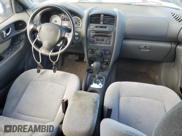 2005 Hyundai Santa Fe GLS with VIN KM8SC13D65U957846, listed as a Copart auction lot 77073824 with 51,485 mi miles and Non Repairable. Bid and sale history available at carsss.com. Image 8.