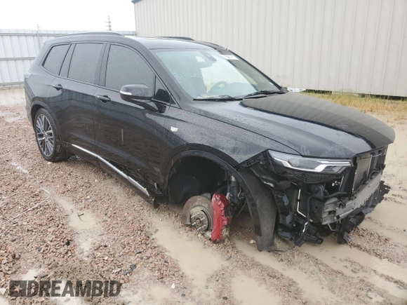 2023 Cadillac XT6 AWD Sport with VIN 1GYKPGRS2PZ174654, listed as a Copart auction lot 64118534 with 44,139 mi miles and Clean Title. Bid and sale history available at DreamBid. Image 4.
