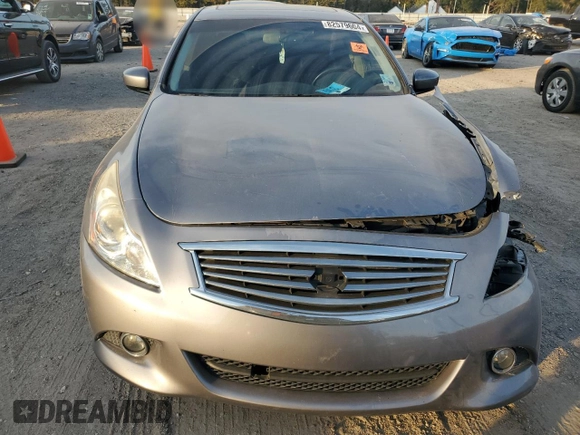 2015 Infiniti Q40 with VIN JN1CV6AR0FM650630, listed as a Copart auction lot 82579604 with 104,324 mi miles and Salvage Title. Bid and sale history available at carsss.com. Image 5.