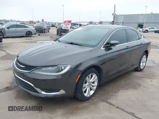 2016 Chrysler 200 Limited with VIN 1C3CCCAB0GN165568, listed as a IAAI auction lot 41434667 with 157,463 mi miles and . Bid and sale history available at carsss.com. Image 2.