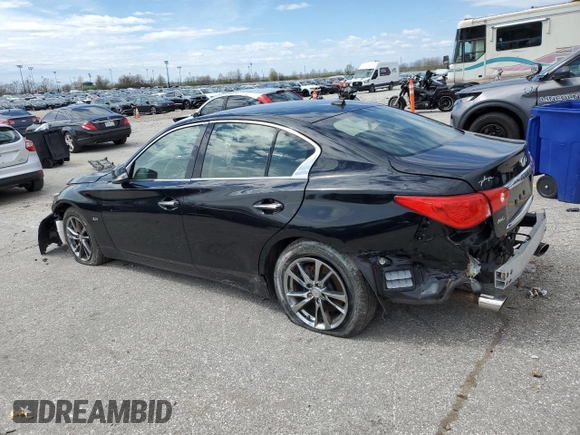 2017 Infiniti Q50 Signature Edition с VIN JN1EV7AR3HM837913, выставлен на аукционе Copart как лот 50824515 с пробегом Не указан миль и Списание • Salvage title. История ставок и продаж доступна на DreamBid. Изображение 2.