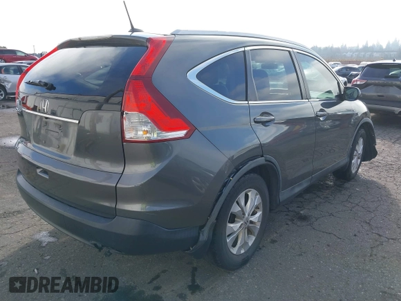 2013 Honda CR-V EX-L with VIN 2HKRM3H75DH505796, listed as a IAAI auction lot 41535426 with 174,534 mi miles and . Bid and sale history available at DreamBid. Image 4.