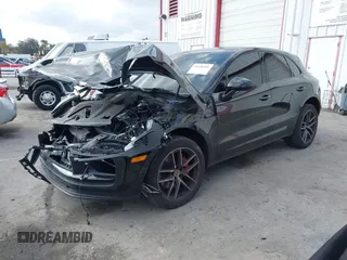 2022 Porsche Macan S with VIN WP1AG2A59NLB24147, listed as a IAAI auction lot 41526910 with 24,026 mi miles and . Bid and sale history available at DreamBid. Image 2.