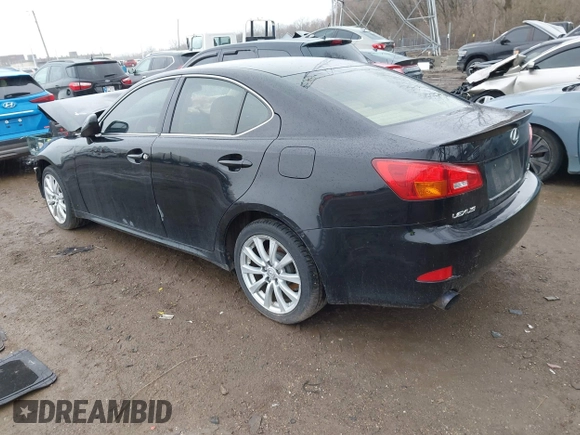 2006 Lexus IS 250 with VIN JTHCK262365007580, listed as a IAAI auction lot 41726932 with 193,087 mi miles and . Bid and sale history available at DreamBid. Image 3.