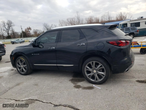 2020 Chevrolet Blazer Premier with VIN 3GNKBLRS3LS703167, listed as a Copart auction lot 86079694 with 41,740 mi miles and Salvage Title. Bid and sale history available at carsss.com. Image 2.