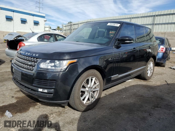 2016 Land Rover Range Rover with VIN SALGR2KF3GA297845, listed as a Copart auction lot 76920614 with 112,815 mi miles and Clean Title. Bid and sale history available at DreamBid. Image 1.