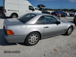 1991 MERCEDES-BENZ SL-CLASS SL with VIN WDBFA61E1MF022918, listed as a Copart auction lot 85011784 with 262,144 mi miles and Salvage Title. Bid and sale history available at DreamBid. Image 3.