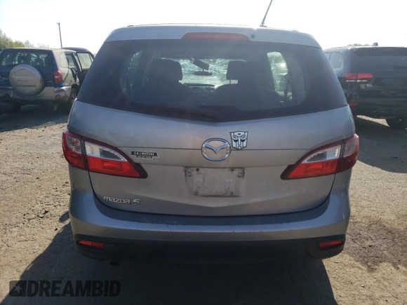 2014 Mazda 5 Sport with VIN JM1CW2BLXE0168024, listed as a Copart auction lot 55010995 with 204,562 mi miles and Salvage title. Bid and sale history available at DreamBid. Image 6.