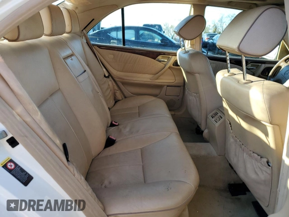 2002 Mercedes-Benz E-Class with VIN WDBJF65J62B423016, listed as a Copart auction lot 79806394 with 154,537 mi miles and Salvage Title. Bid and sale history available at carsss.com. Image 10.