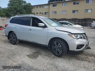 2018 Nissan Pathfinder S with VIN 5N1DR2MMXJC674166, listed as a Copart auction lot 51441135 with 36,081 mi miles and Salvage Title. Bid and sale history available at carsss.com. Image 4.