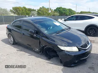 2015 Honda Civic EX-L with VIN 19XFB2F9XFE032914, listed as a IAAI auction lot 42093489 with 79,228 mi miles. Bid and sale history available at carsss.com. Image 6.