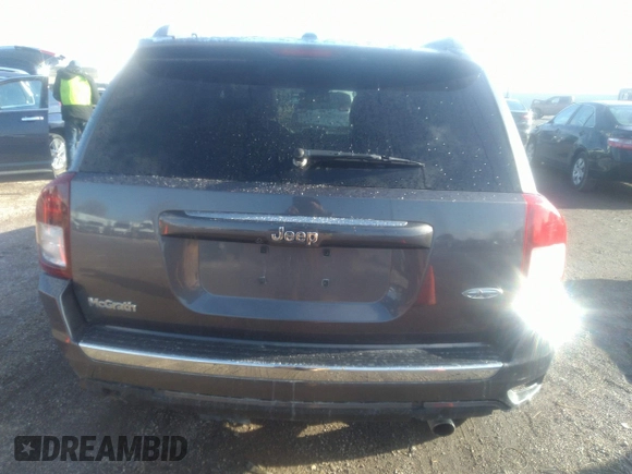 2017 Jeep Compass High Altitude with VIN 1C4NJCEBXHD199867, listed as a IAAI auction lot 41135041 with 159,370 mi miles. Bid and sale history available at carsss.com. Image 16.