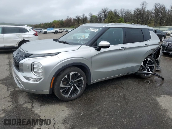 2022 Mitsubishi Outlander SEL z VIN JA4J4VA88NZ030435, wystawiony jako Copart lot #56203155 z przebiegiem 39 055 mil mil oraz Szkoda całkowita • Salvage title. Historia ofert i sprzedaży dostępna na DreamBid. Obrazek 1.