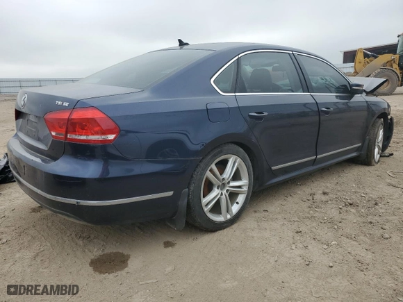 2015 Volkswagen Passat 1.8T Sport with VIN 1VWBT7A33FC065723, listed as a Copart auction lot 48561105 with 144,086 mi miles and Salvage Title. Bid and sale history available at carsss.com. Image 3.