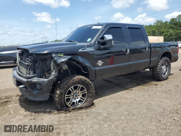 2013 Ford F-250 XL with VIN 1FT7W2BT1DEB69825, listed as a Copart auction lot 60262245 with 132,596 mi miles and Salvage title. Bid and sale history available at DreamBid. Image 1.