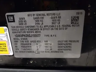 2016 GMC Acadia SLE z VIN 1GKKVPKD5GJ155977, wystawiony jako IAAI lot #42162084 z przebiegiem 126 424 mil mil oraz . Historia ofert i sprzedaży dostępna na DreamBid. Obrazek 9.