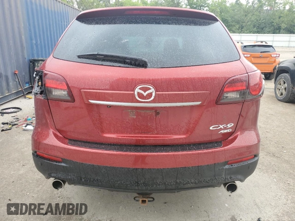 2014 Mazda CX-9 Grand Touring с VIN JM3TB3DA6E0441772, выставлен на аукционе Copart как лот 60832875 с пробегом Не указан миль и На запчасти • Non repairable. История ставок и продаж доступна на DreamBid. Изображение 6.