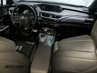 2020 Lexus UX 250h F Sport with VIN JTHR9JBHXL2025565, listed as a Copart auction lot 48895135 with 48,393 mi miles and Salvage title. Bid and sale history available at DreamBid. Image 8.