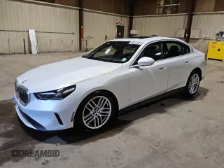 2024 BMW 5 Series 530i xDrive with VIN WBA53FJ04RCS13038, listed as a Copart auction lot 81588844 with 493 mi miles and Clean Title. Bid and sale history available at carsss.com. Image 1.