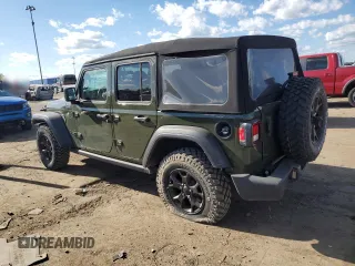 2023 Jeep Wrangler Willys with VIN 1C4HJXDN1PW523503, listed as a Copart auction lot 74976134 with 18,630 mi miles and Clean Title. Bid and sale history available at DreamBid. Image 2.