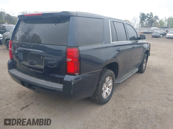 2017 Chevrolet Tahoe Commercial with VIN 1GNLCDEC9HR254559, listed as a IAAI auction lot 41923902 with 178,072 mi miles and . Bid and sale history available at DreamBid. Image 4.
