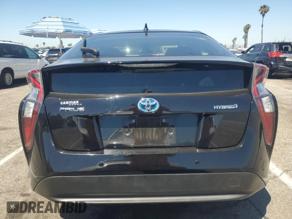 2017 Toyota Prius Two with VIN JTDKBRFU0H3052613, listed as a Copart auction lot 56436305 with 38,657 mi miles and Salvage Title. Bid and sale history available at DreamBid. Image 6.
