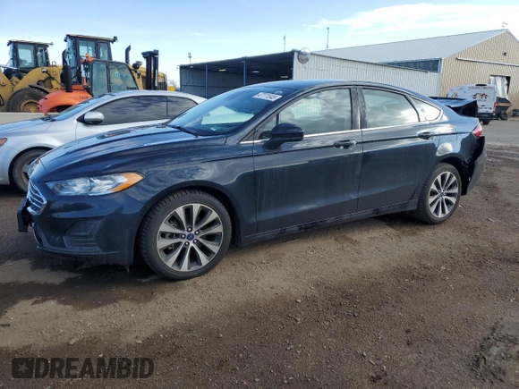 2020 Ford Fusion SE z VIN 3FA6P0T9XLR236729, wystawiony jako Copart lot #47771045 z przebiegiem 54 947 mil mil oraz Szkoda całkowita • Salvage title. Historia ofert i sprzedaży dostępna na DreamBid. Obrazek 1.