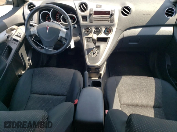 2009 Pontiac Vibe 1SB with VIN 5Y2SP67039Z431857, listed as a Copart auction lot 62357425 with 104,786 mi miles and Salvage title. Bid and sale history available at DreamBid. Image 8.