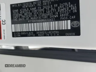 2021 Toyota Avalon Limited Hybrid z VIN 4T1DA1AB6MU010451, wystawiony jako Copart lot #42879735 z przebiegiem 59 460 mil mil oraz Szkoda całkowita • Salvage title. Historia ofert i sprzedaży dostępna na DreamBid. Obrazek 14.