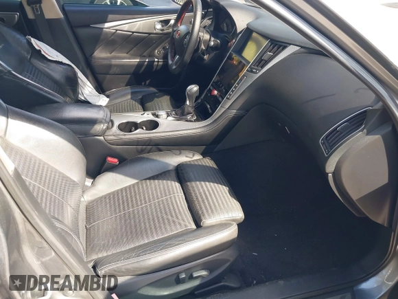 2014 Infiniti Q50 Sport with VIN JN1BV7AP4EM670443, listed as a IAAI auction lot 41801219 with 98,719 mi miles and . Bid and sale history available at DreamBid. Image 5.