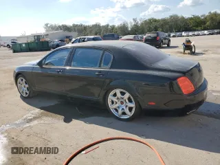 2008 Bentley Flying Spur with VIN SCBBR93W98C055949, listed as a Copart auction lot 76203894 with Not Provided miles and Salvage Title. Bid and sale history available at DreamBid. Image 2.