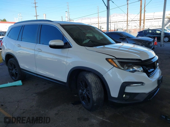 2022 Honda Pilot Special Edition with VIN 5FNYF5H29NB018557, listed as a IAAI auction lot 41402547 with 22,935 mi miles and . Bid and sale history available at carsss.com. Image 1.