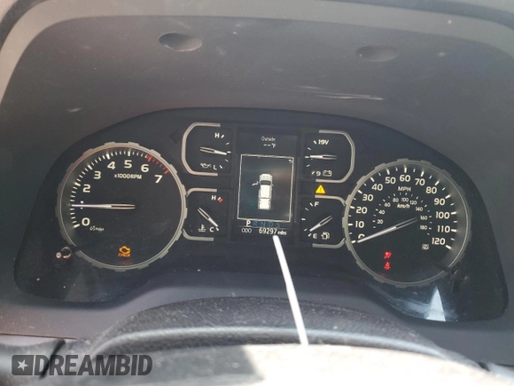 2021 Toyota Tundra SR with VIN 5TFUY5F11MX971951, listed as a Copart auction lot 64889875 with 69,297 mi miles and Salvage title. Bid and sale history available at DreamBid. Image 9.