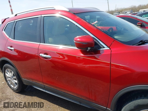 2019 Nissan Rogue SV with VIN 5N1AT2MT3KC721034, listed as a IAAI auction lot 41909688 with 27,054 mi miles and . Bid and sale history available at DreamBid. Image 13.