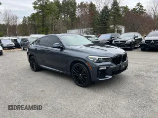 2021 BMW X6 sDrive40i z VIN 5UXCY4C05M9H19479, wystawiony jako Copart lot #54268205 z przebiegiem 85 899 mil mil oraz Tytuł czysty. Historia ofert i sprzedaży dostępna na DreamBid. Obrazek 1.