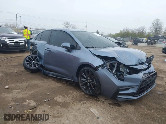 2023 Toyota Corolla SE with VIN 5YFS4MCE8PP147341, listed as a IAAI auction lot 42023921 with 28,867 mi miles and . Bid and sale history available at DreamBid. Image 1.