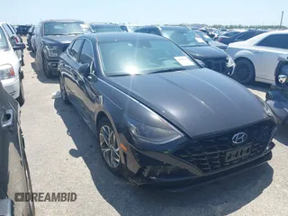 2023 Hyundai Sonata SEL with VIN KMHL64JA9PA329659, listed as a IAAI auction lot 38841225 with 4,772 mi miles and . Bid and sale history available at DreamBid. Image 1.