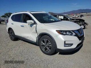 2017 Nissan Rogue S with VIN 5N1AT2MT5HC848232, listed as a Copart auction lot 52827485 with 76,005 mi miles and Salvage Title. Bid and sale history available at carsss.com. Image 4.