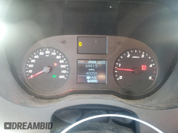 2022 Mercedes-Benz Sprinter with VIN W1Y4EDHY9NT107571, listed as a Copart auction lot 49267305 with 40,059 mi miles and Salvage Title. Bid and sale history available at DreamBid. Image 9.