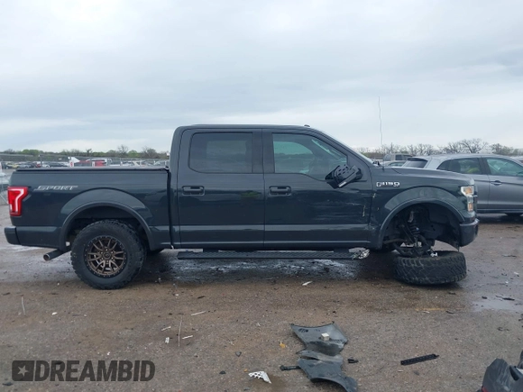 2016 Ford F-150 XL with VIN 1FTEW1CF1GKD72696, listed as a IAAI auction lot 41911550 with 163,427 mi miles and . Bid and sale history available at carsss.com. Image 13.