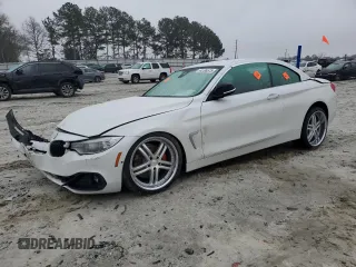 2015 BMW 4 Series 435i with VIN WBA3T3C52F5A40489, listed as a Copart auction lot 44708575 with Not Provided miles and Salvage Title. Bid and sale history available at carsss.com. Image 1.