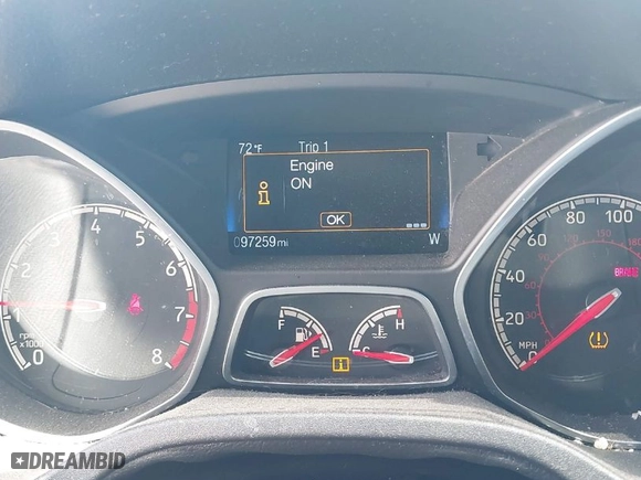 2015 Ford Focus ST with VIN 1FADP3L94FL241243, listed as a IAAI auction lot 41964511 with 97,259 mi miles. Bid and sale history available at carsss.com. Image 15.