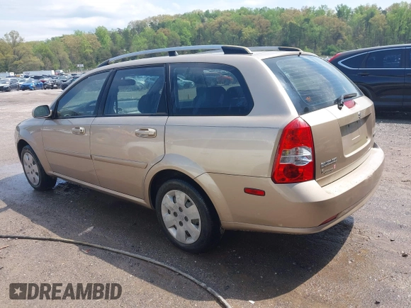 2006 Suzuki Forenza z VIN KL5JD86Z16K291978, wystawiony jako IAAI lot #41981906 z przebiegiem 182 111 mil mil oraz . Historia ofert i sprzedaży dostępna na DreamBid. Obrazek 3.