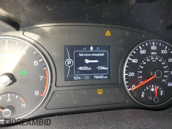 2016 Kia Optima EX z VIN 5XXGU4L30GG058389, wystawiony jako Copart lot #49993295 z przebiegiem 78 445 mil mil oraz Szkoda całkowita • Salvage title. Historia ofert i sprzedaży dostępna na DreamBid. Obrazek 9.